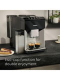 Siemens bean to cup coffee machine piano black (British brand)