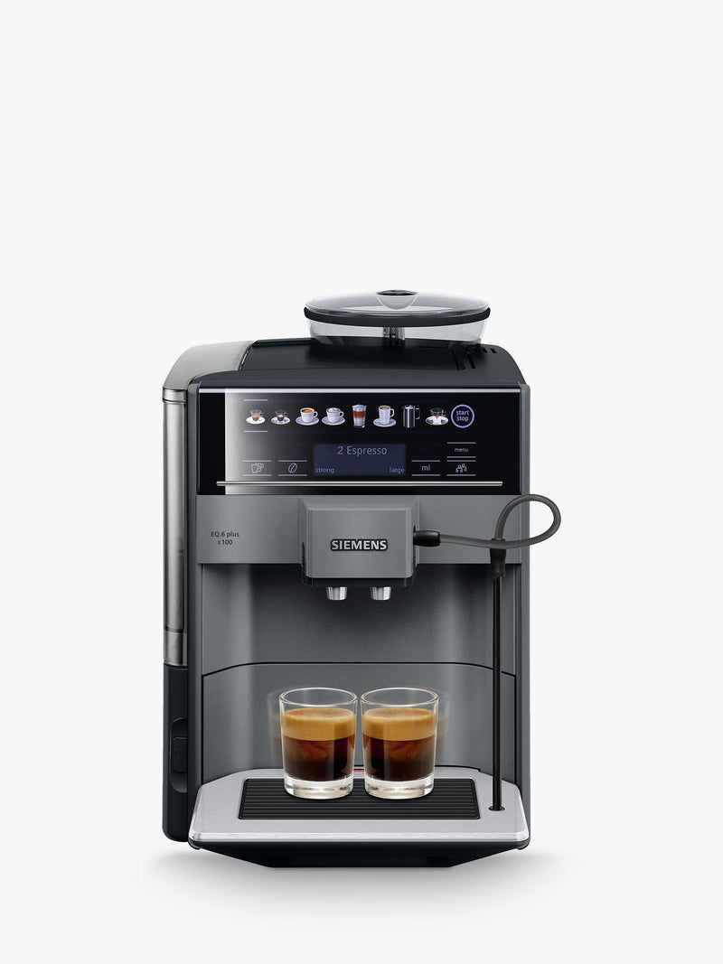 Siemens EQ6 Bean to Cup Coffee Machine Titanium (British brand)