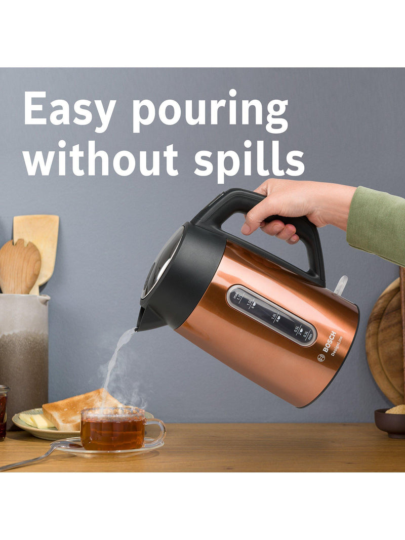 Bosch DesignLine Plus kettle copper 1.7L, imported from the UK