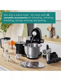 Bosch stand mixer 7-in-1 black with juicer and shredder, UK version