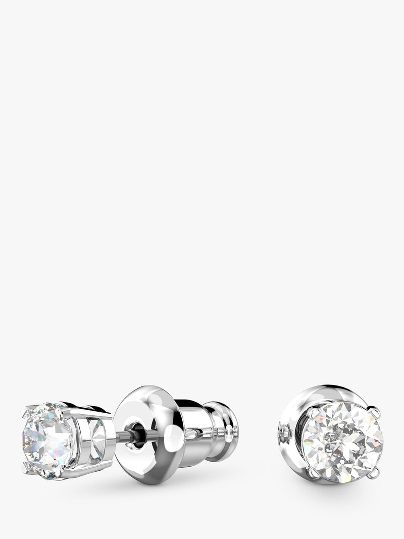 Swarovski round crystal stud earrings, imported from the UK