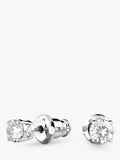 Swarovski round crystal stud earrings, imported from the UK