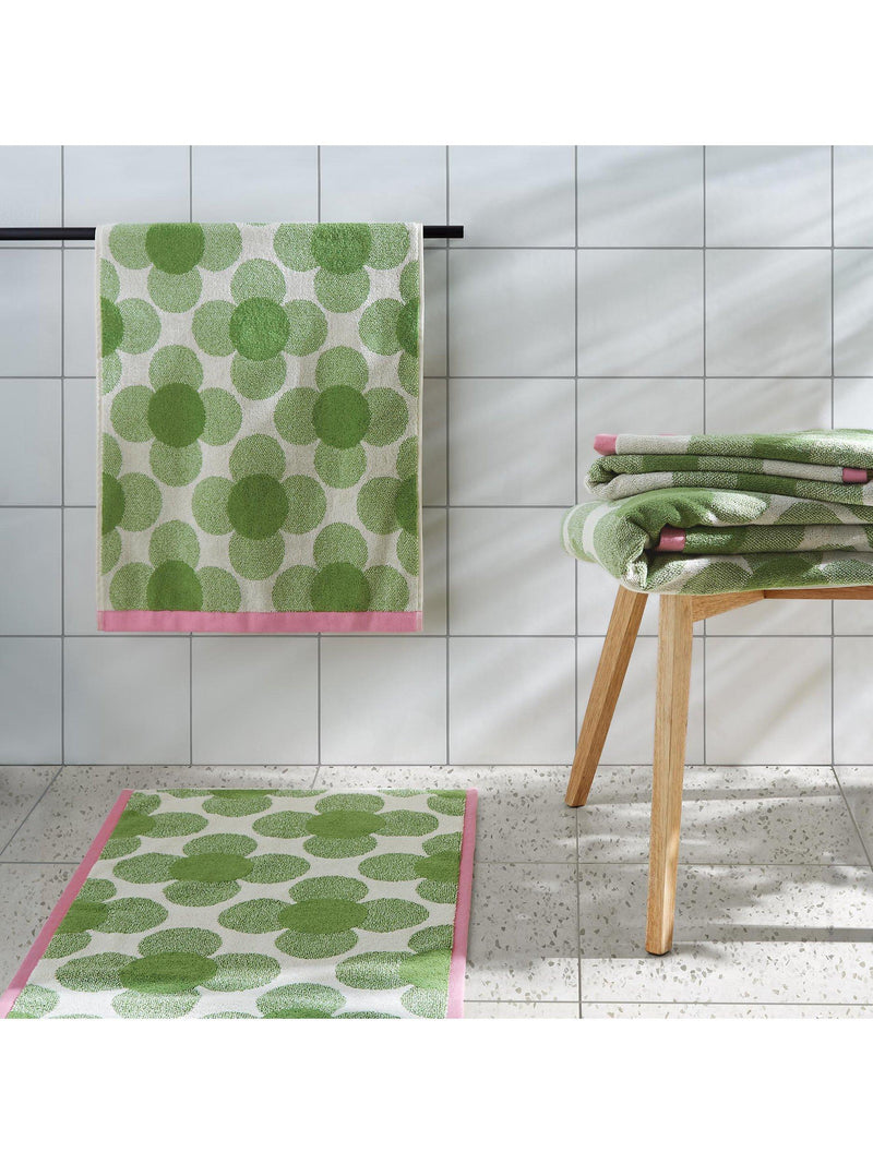 Orla Kiely retro flower bath mat, imported from the UK