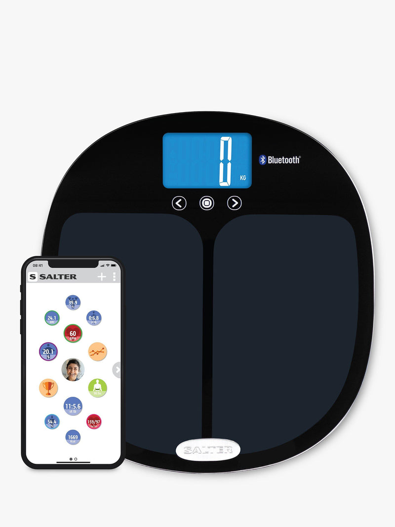 Salter Curve Bluetooth Smart Analyser bathroom scale (British brand)