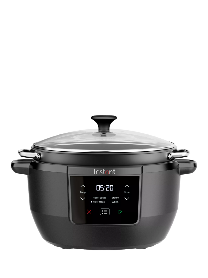Instant Pot 4-in-1 slow cooker 7.1L black, imported from the UK