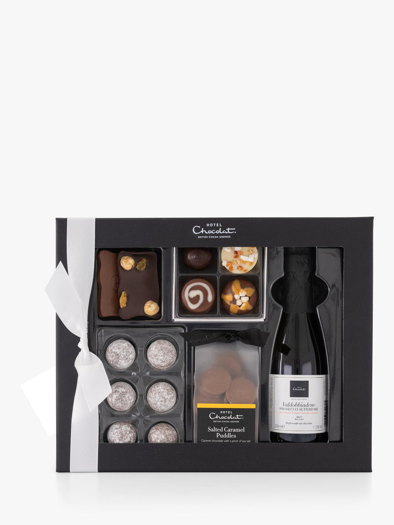 Hotel Chocolat The Chocolate & Fizz Collection gift hamper, UK version