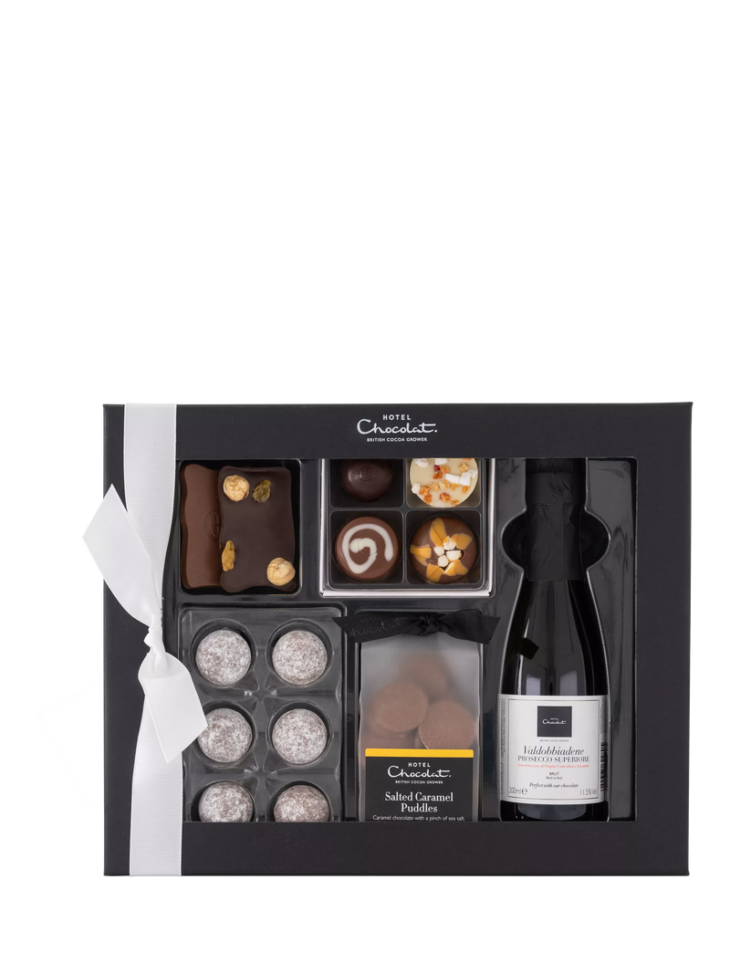 Hotel Chocolat The Chocolate & Fizz Collection gift hamper, UK version