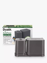 John Lewis Dualit EcoPress Duo Max Aluminium Coffee Capsule Recycler, Grey- Buy online at McGrocer