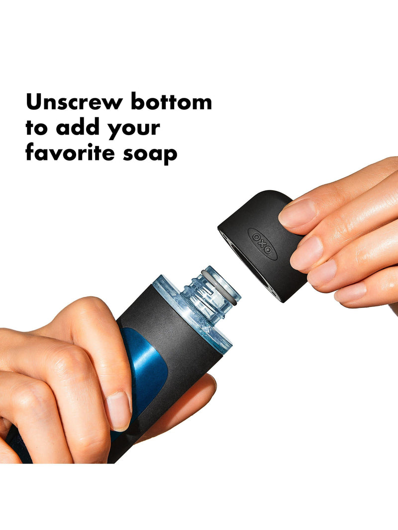 OXO Good Grips soap dispensing dish brush, UK version