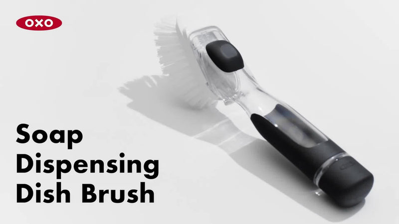 OXO Good Grips soap dispensing dish brush, UK version