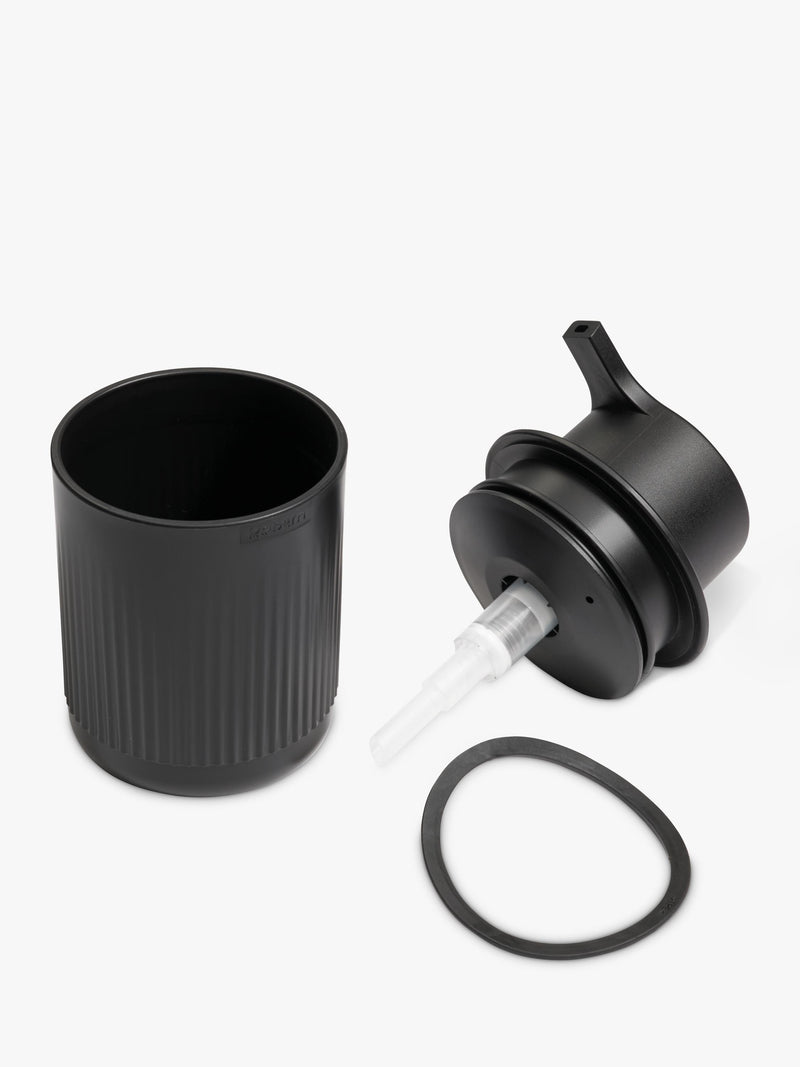 Distributeur de savon ReBorn en plastique recyclé H14xl10xP8,60cm - Produit britannique