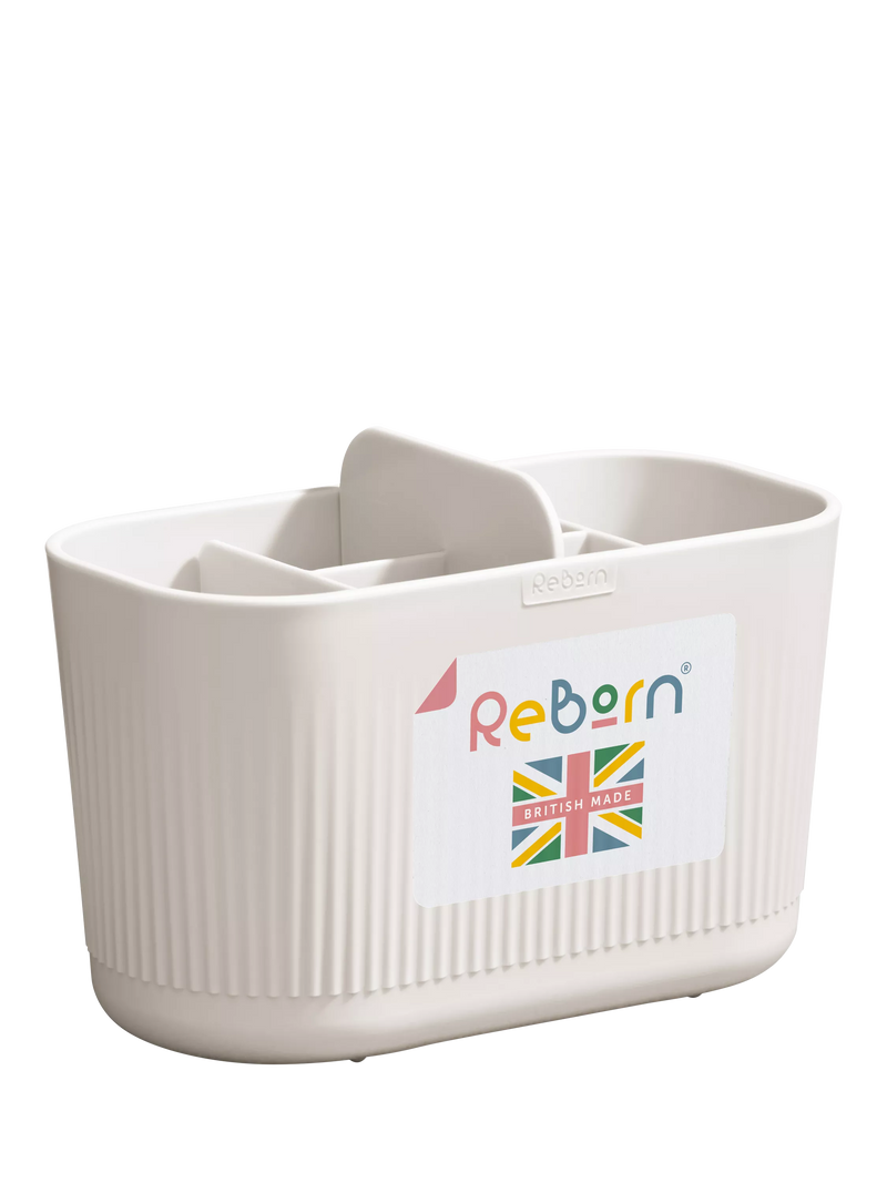 ReBorn Grand panier de salle de bain en plastique recyclé