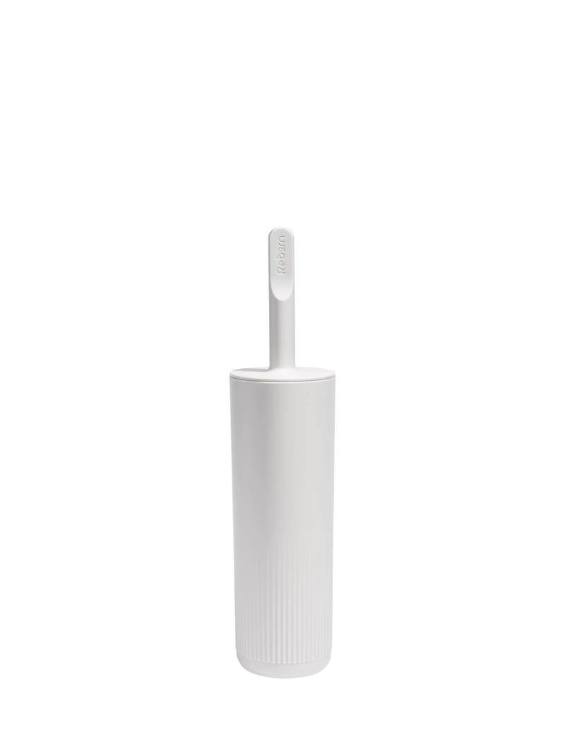 Recycled Plastic Toilet Brush and Holder with 360° Flexible Brush Head