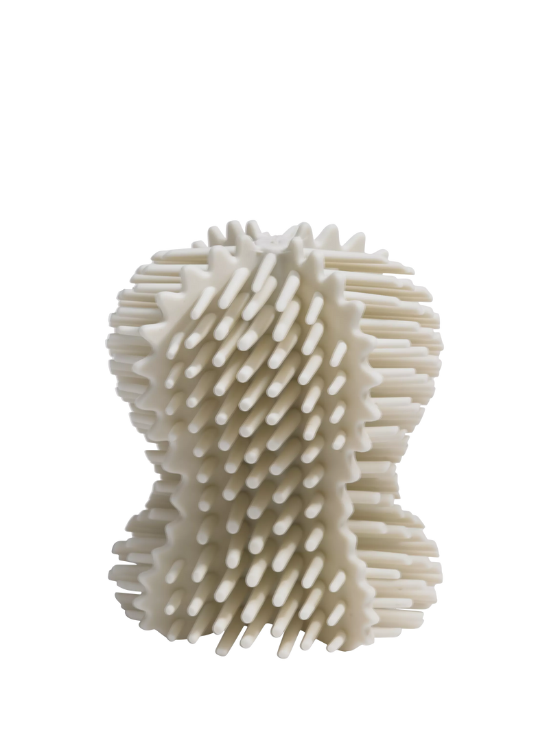 ReBorn Recycled Plastic Toilet Brush and Holder, Replacement Head Stone