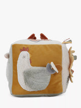 John Lewis Little Dutch Little Farm Soft Cube Baby Activity Toy- Buy online at McGrocer