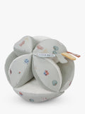 Textured Multi-Pattern Gripping Ball Baby Toy with Rattle
