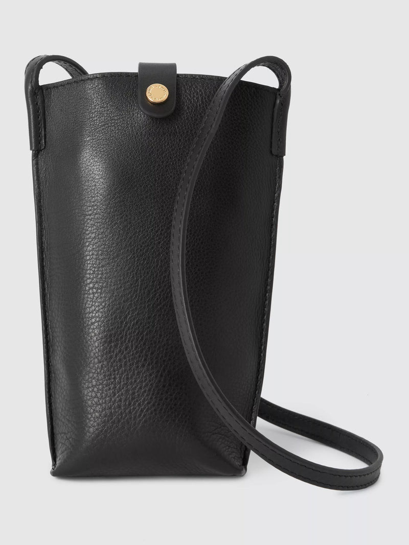 John Lewis leather crossbody phone bag - British product