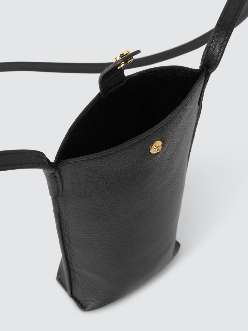 John Lewis leather crossbody phone bag - British product