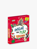 Interactive Activity Book with Building Bricks and Puzzle Pad for Festive Play