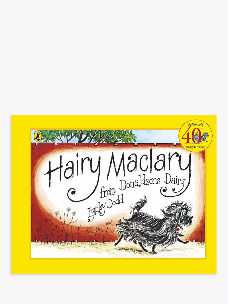 Children's book Hairy Maclary from Donaldson's Dairy hardback, UK version