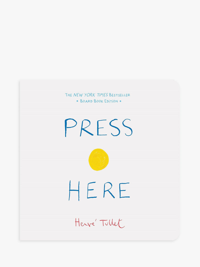 Herve Tullet Press Here interactive children's board book, UK version