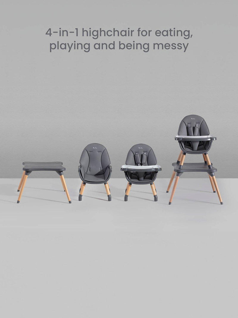 Silver Cross Grey Highchair 4-in-1 (British brand)