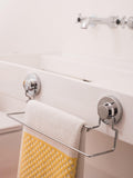 BlissHome Lock N Roll hand towel rail, chrome finish (British brand)