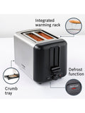 Bosch DesignLine 2 slice stainless steel toaster - British product