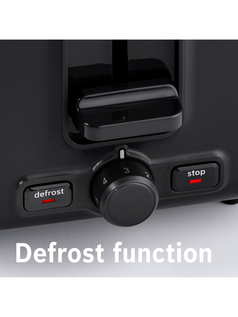Bosch DesignLine 2 slice stainless steel toaster - British product