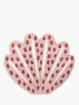 John Lewis Shell-Shaped Cotton Rug in Mid Pink- Buy online at McGrocer