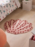 John Lewis shell cotton rug in mid pink, UK version