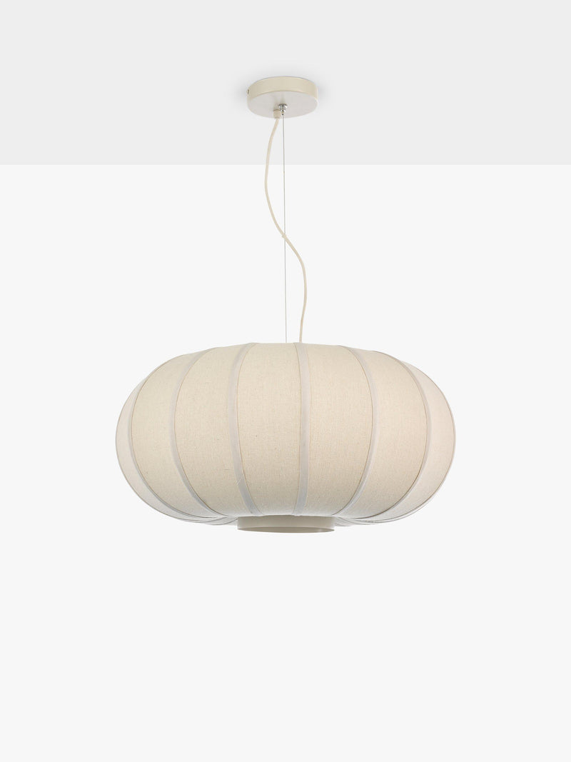 John Lewis Pumpkin pendant ceiling light oatmeal grey, UK version