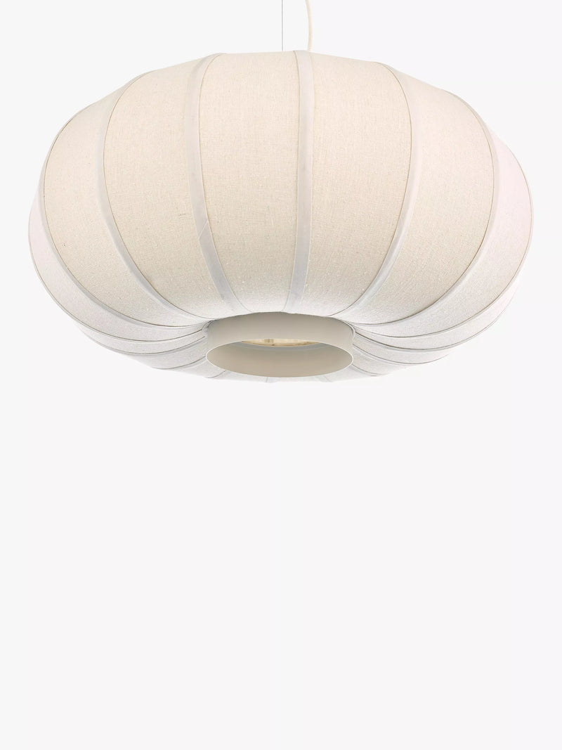 John Lewis Pumpkin pendant ceiling light oatmeal grey, UK version