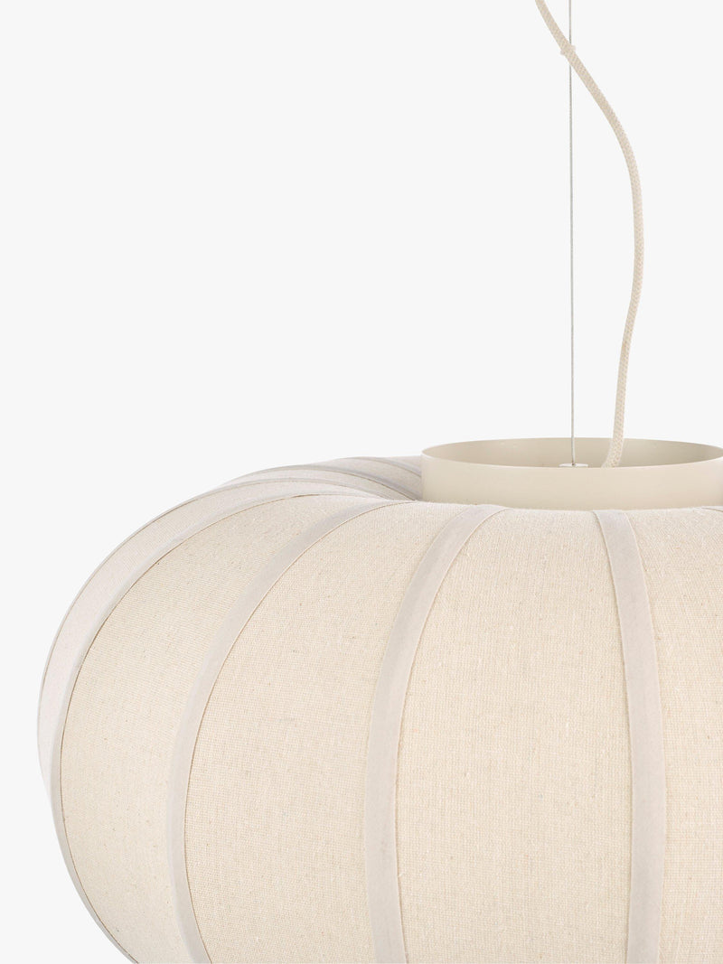 John Lewis Pumpkin pendant ceiling light oatmeal grey, UK version
