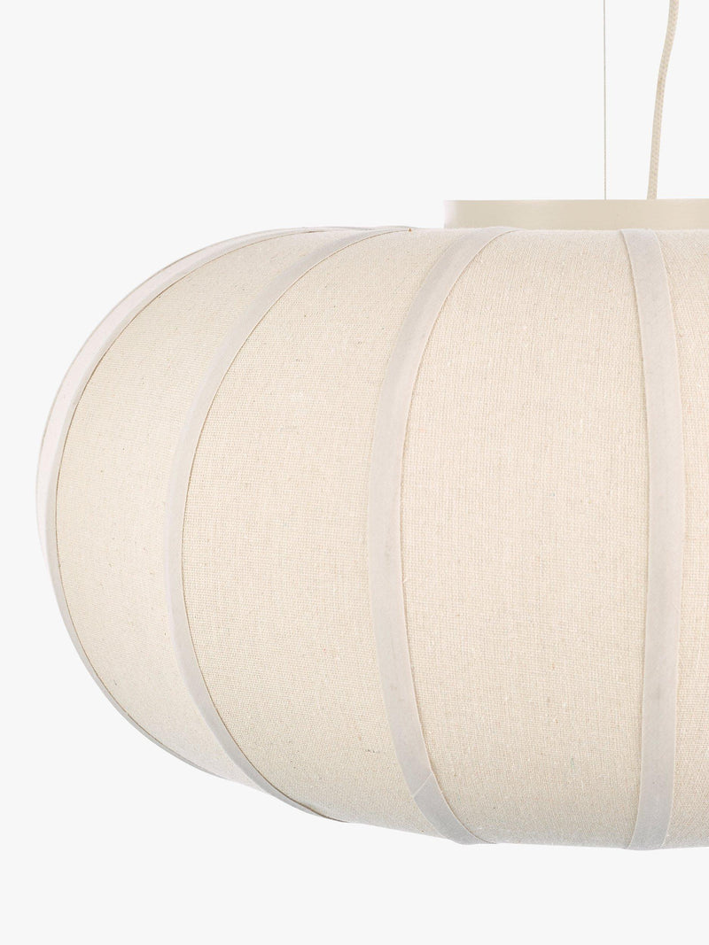 John Lewis Pumpkin pendant ceiling light oatmeal grey, UK version