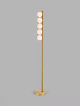John Lewis John Lewis Modern Chandelier Floor Lamp, Matte Warm Brass, Large- Buy online at McGrocer