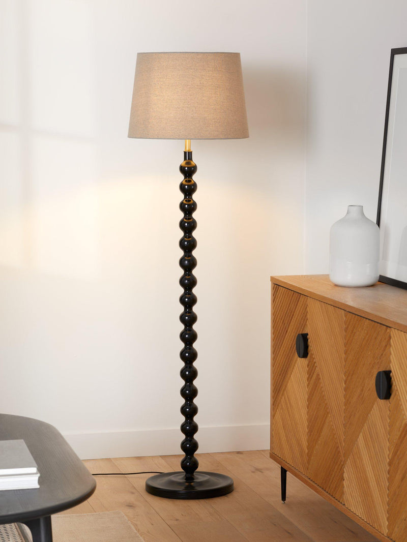John Lewis Bobbin floor lamp black - British product