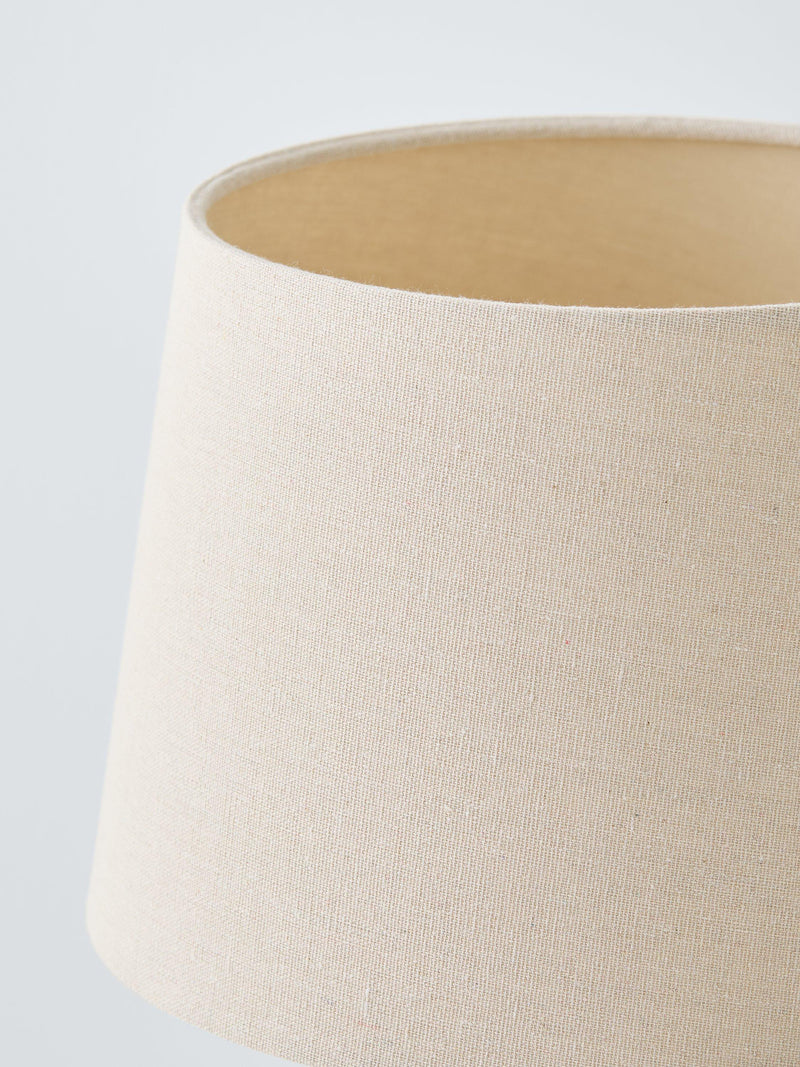 John Lewis Wiggle table lamp H66cm stained ash wood, UK version