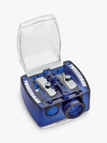 Tweezerman blue cosmetic pencil sharpener (British brand)