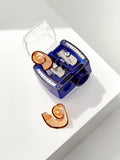 Tweezerman blue cosmetic pencil sharpener (British brand)