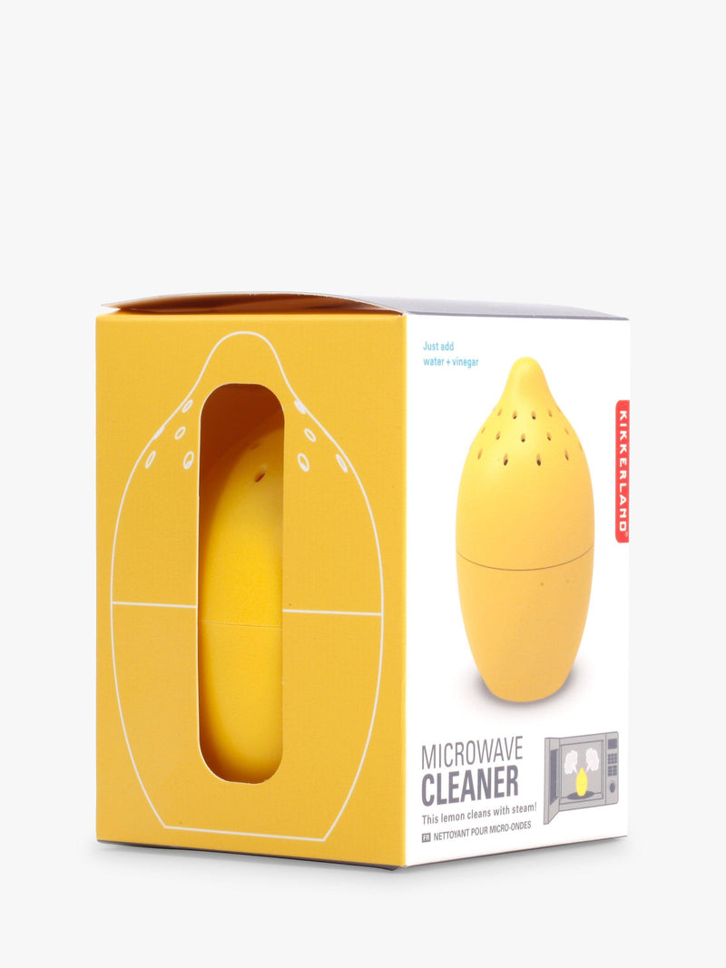 Kikkerland lemon microwave cleaner yellow, UK version