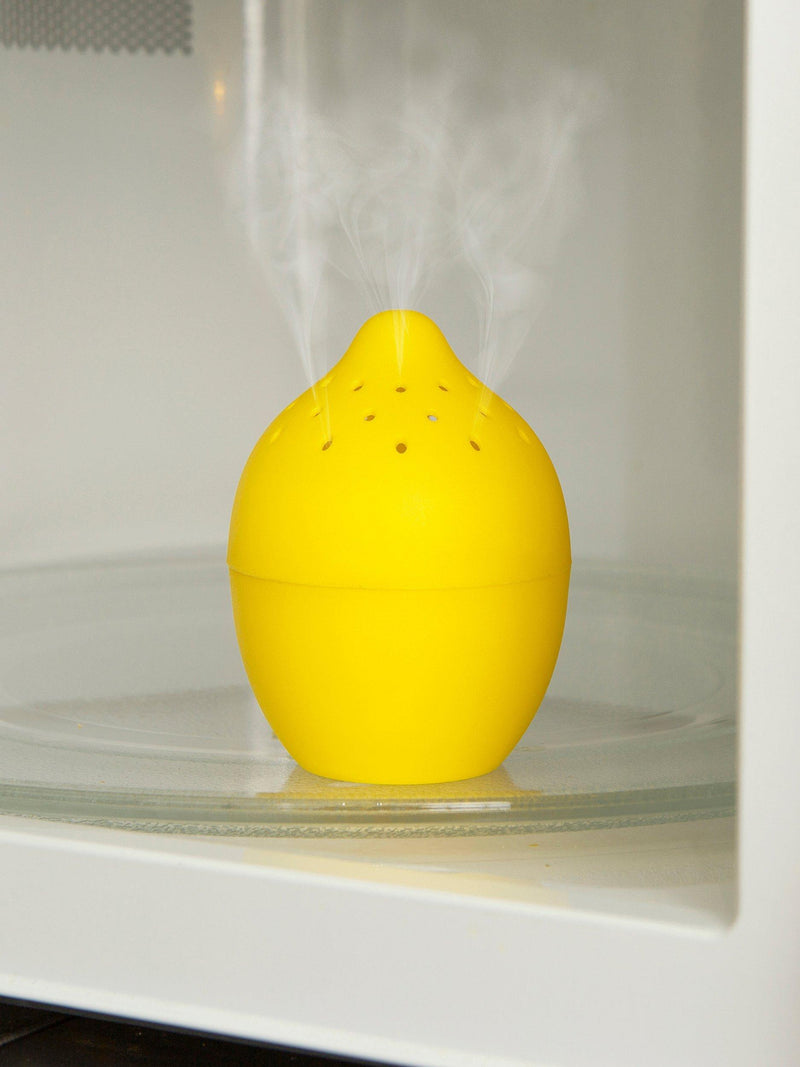Kikkerland lemon microwave cleaner yellow, UK version