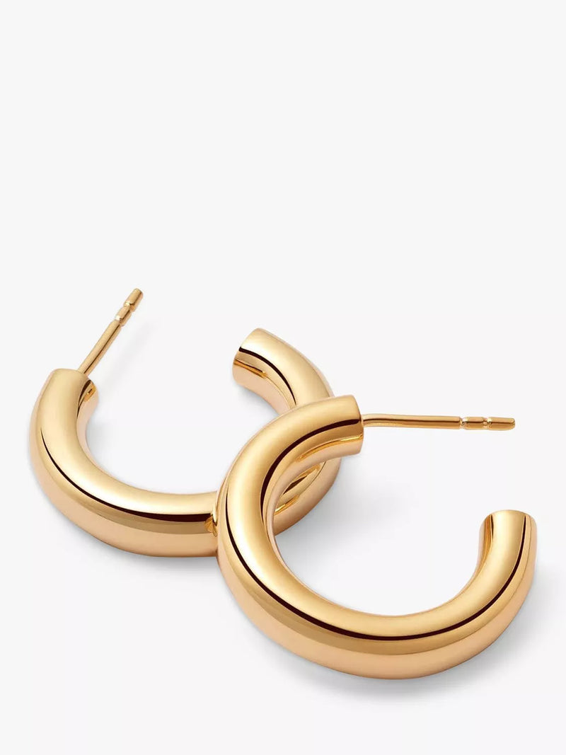 Daisy London gold hoop earrings 20mm - British product