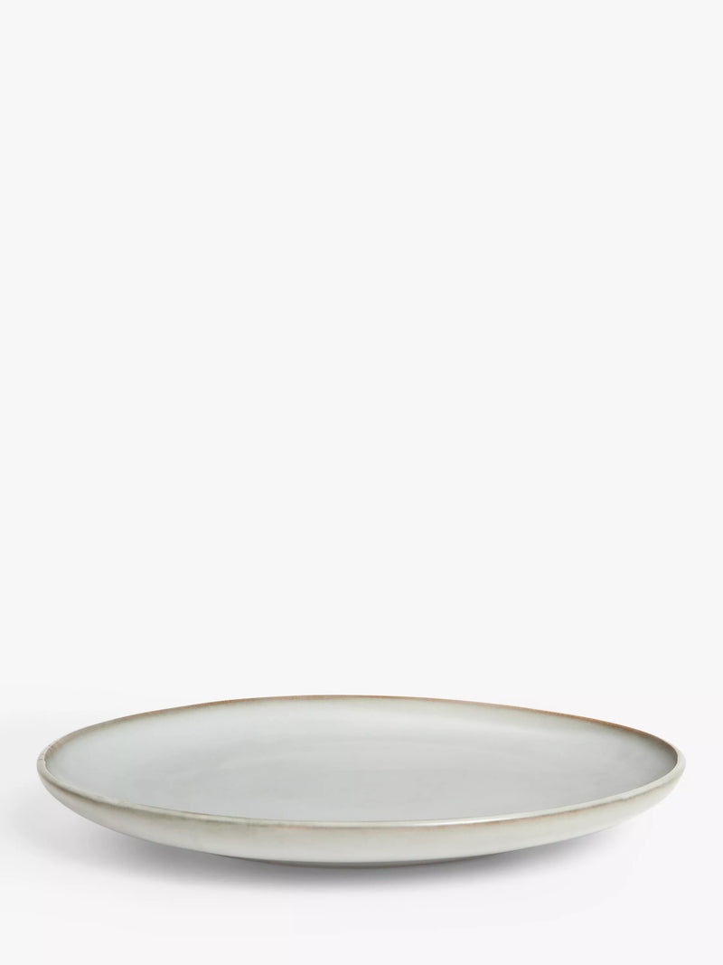 John Lewis stoneware dinner plate in Moonlight, 27.4cm, UK version