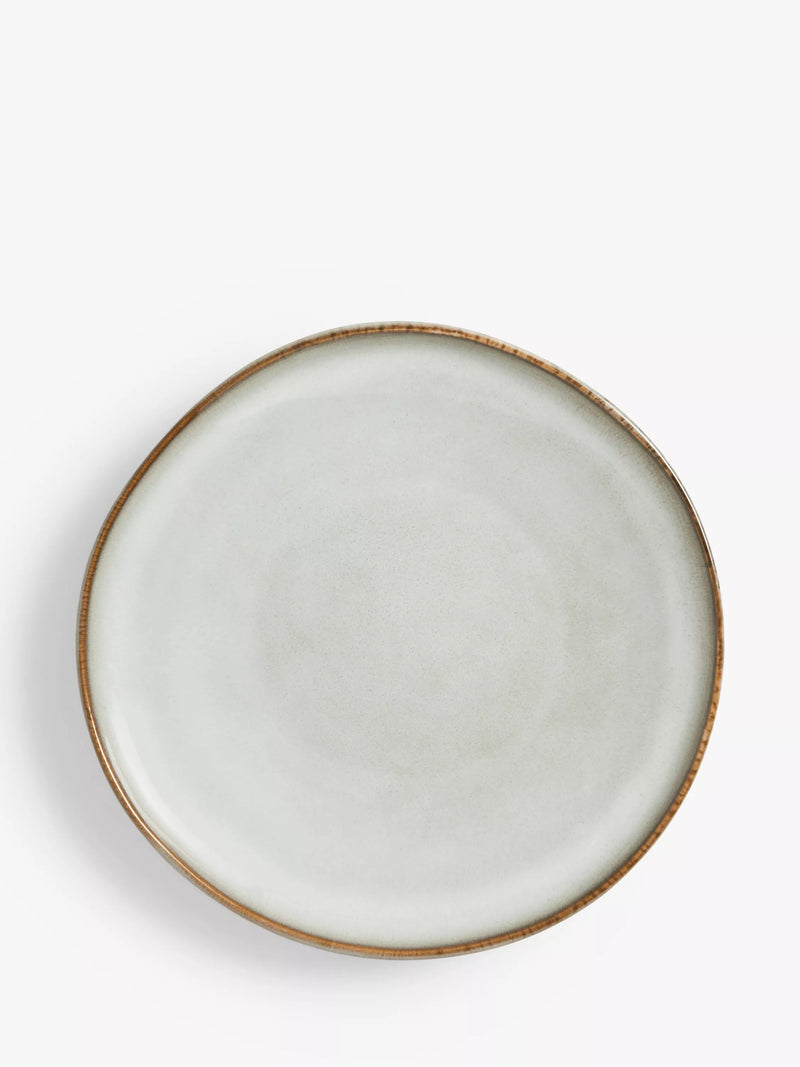 John Lewis reactive glaze stoneware side plate 21cm Moonlight, UK version