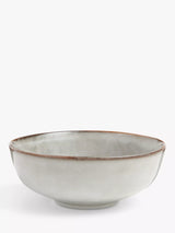 John Lewis John Lewis Iver Reactive Glaze Stoneware Cereal Bowl Moonlight 15.5cm- Buy online at McGrocer