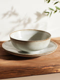 John Lewis Iver Reactive Glaze stoneware cereal bowl Moonlight 15.5cm, UK version