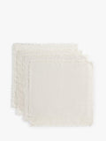 John Lewis fringe cotton linen napkins set of 4, imported from the UK