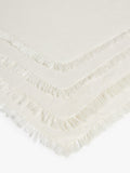 John Lewis fringe cotton linen napkins set of 4, imported from the UK