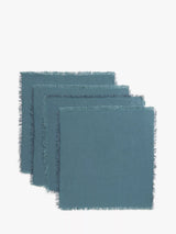 John Lewis John Lewis Fringe Cotton Linen Napkins Set of 4- Buy online at McGrocer